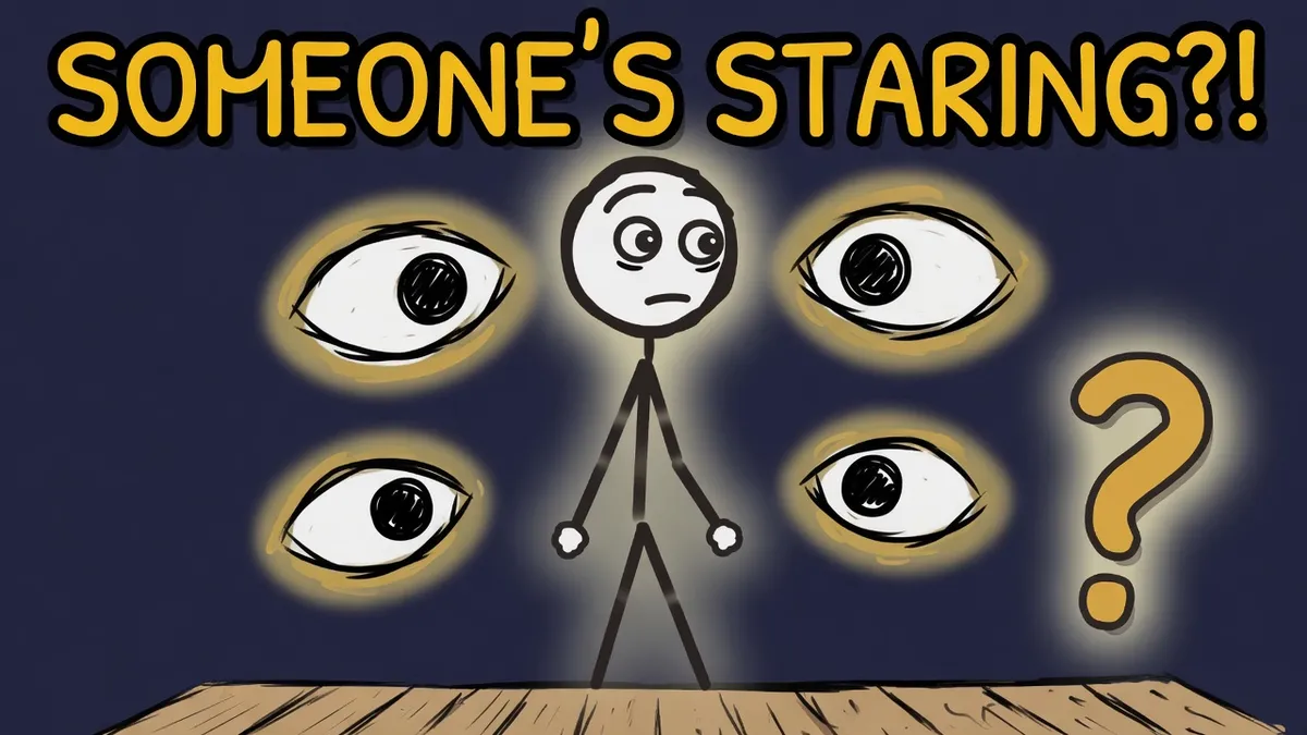 Munchrd illustration for: Why can you feel someone staring at you?