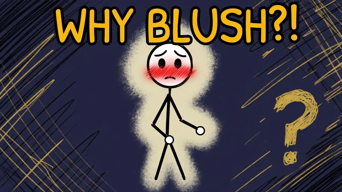 Munchrd illustration for: Why do we blush?
