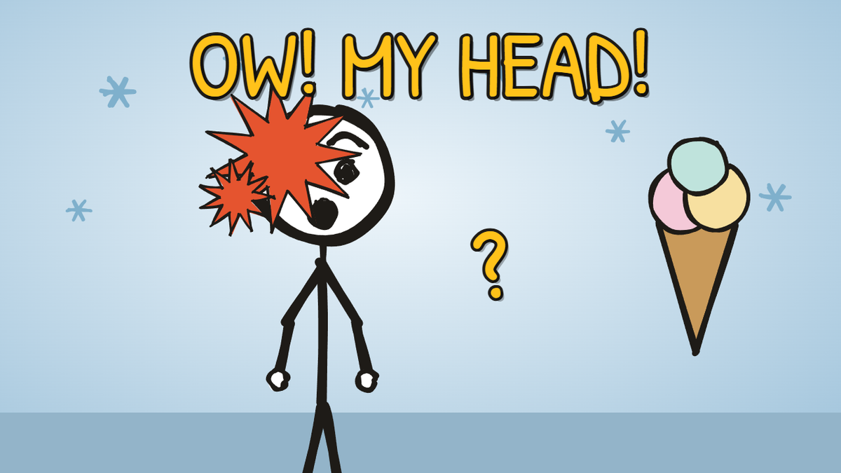 Munchrd illustration for: Why do you get brain freeze?
