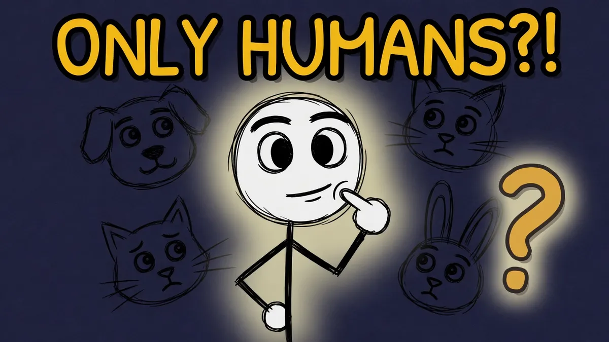 Munchrd illustration for: Why are humans the only animal with a chin?