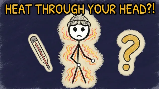 Munchrd: Do you lose most of your body heat through your head?