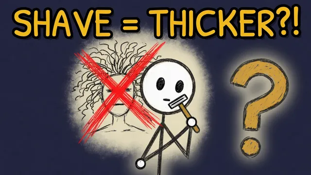 Munchrd: Does shaving make hair grow back thicker?