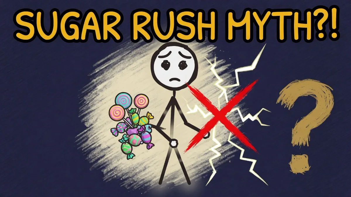 Munchrd illustration for: Does sugar make children hyperactive?