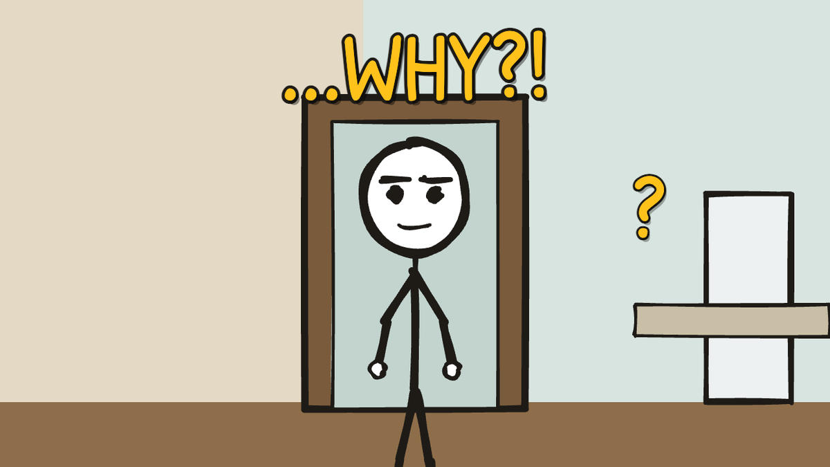 Munchrd illustration for: Why do you walk into a room and forget why?