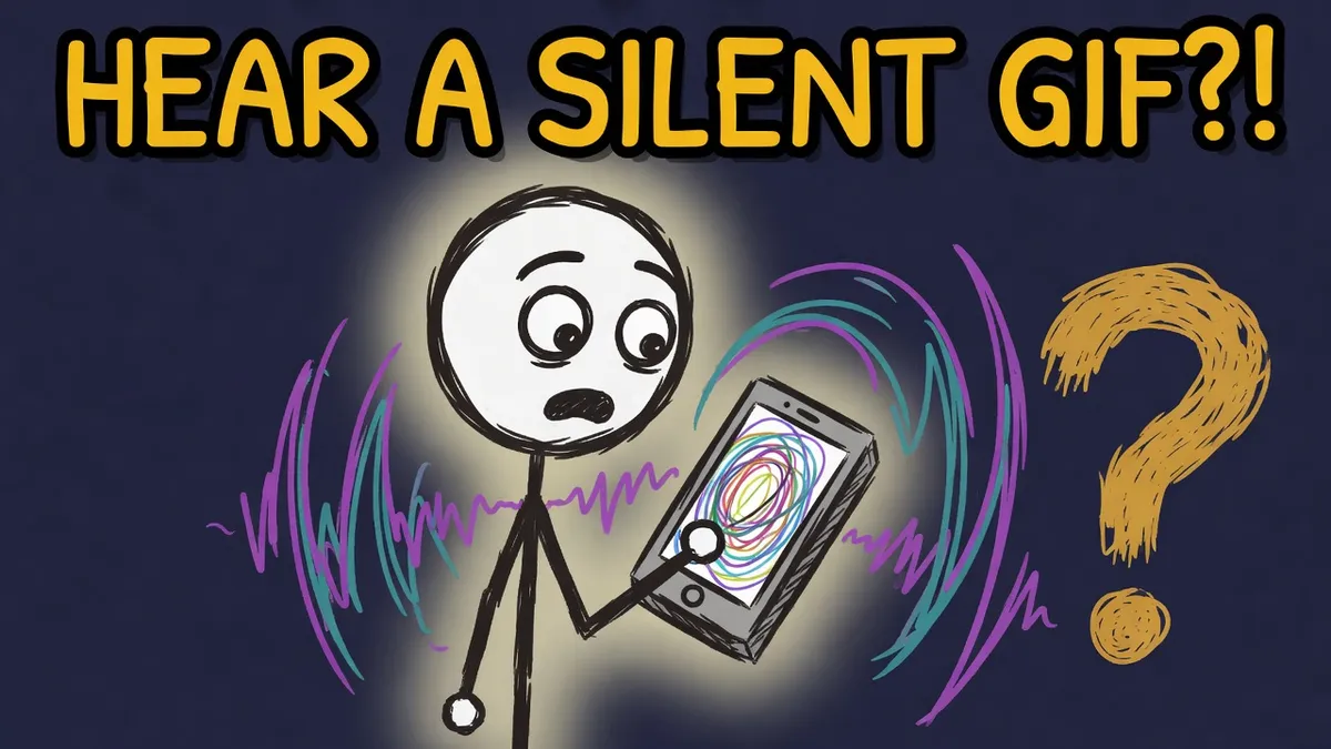 Munchrd illustration for: Why can you hear a silent GIF?