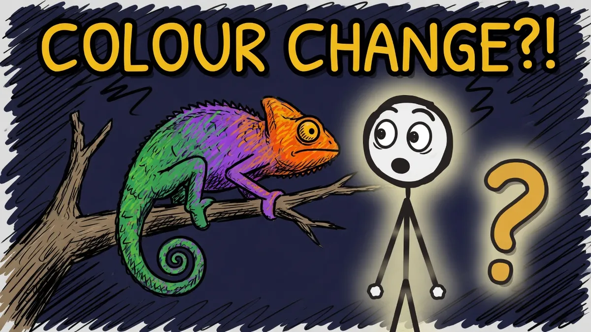 Munchrd illustration for: How do chameleons change colour?