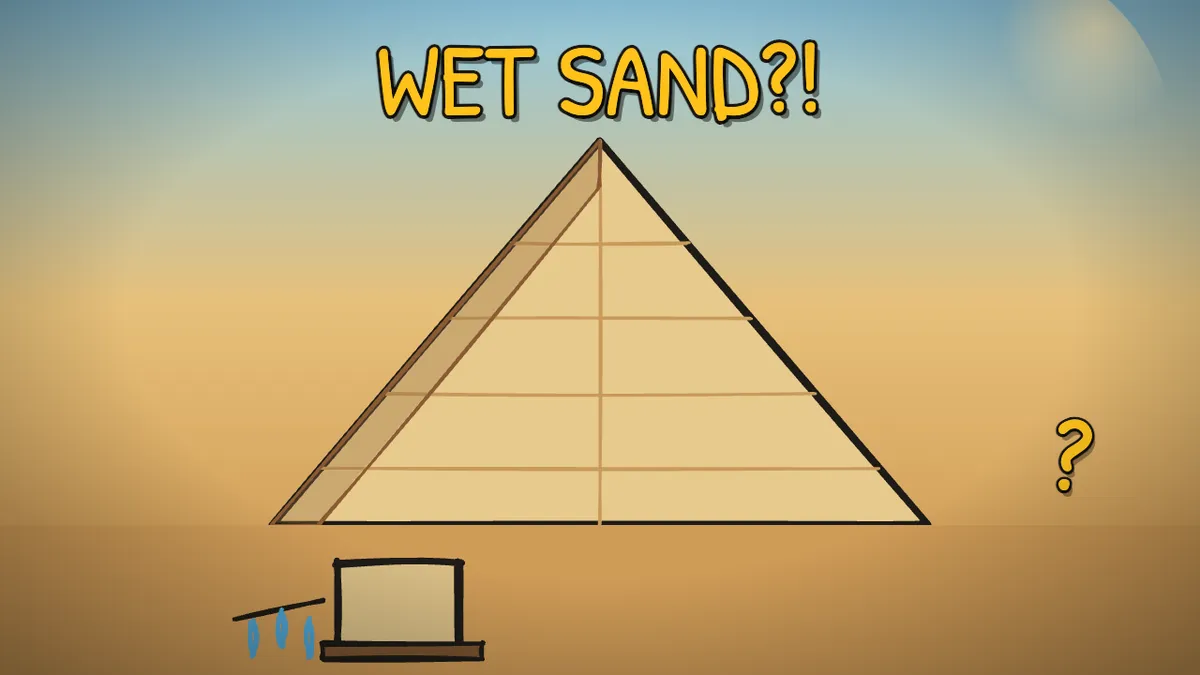 Munchrd illustration for: How were the pyramids built?