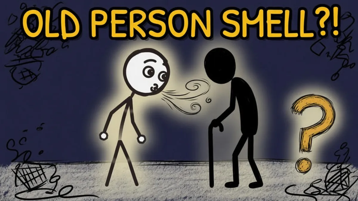Munchrd illustration for: Why do old people have a certain smell?