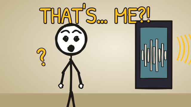 Munchrd: Why does your voice sound different on a recording?