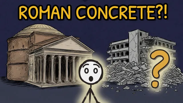 Munchrd: Why does Roman concrete heal itself when ours crumbles?