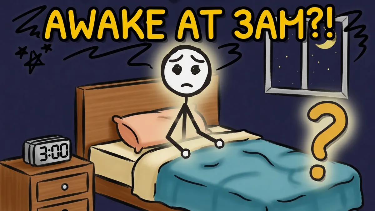 Munchrd illustration for: Why did people used to sleep twice a night?