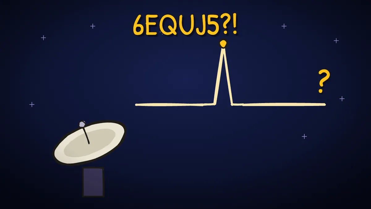 Munchrd illustration for: What was the Wow! signal?