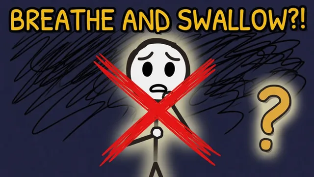 Munchrd: Why can't you breathe and swallow at once?