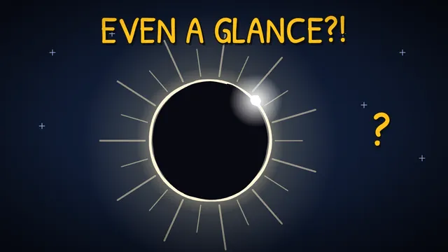 Munchrd: Why can't you look at a solar eclipse?