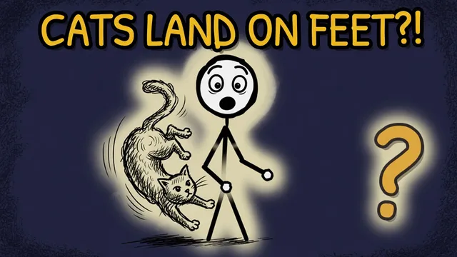 Munchrd: Why do cats always land on their feet?