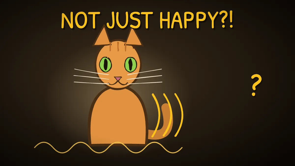 Munchrd illustration for: Why do cats purr?