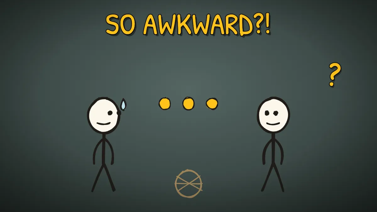 Munchrd illustration for: Why do silences feel so awkward?