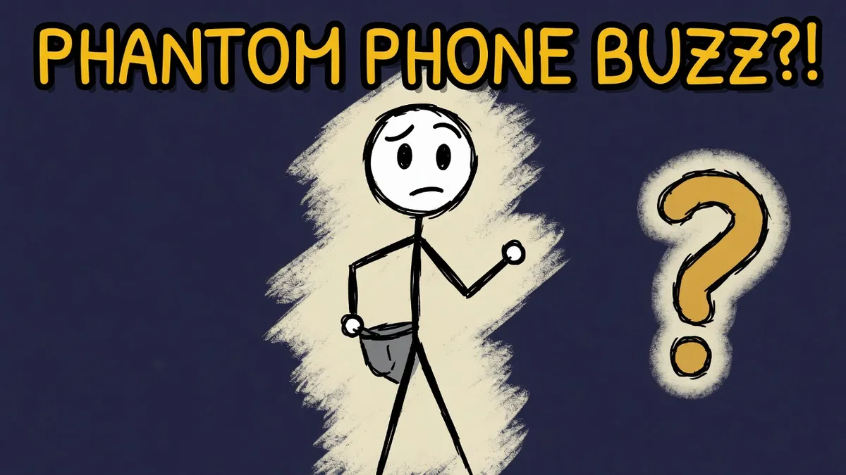 Munchrd illustration for: Why do we feel phantom phone buzzes?