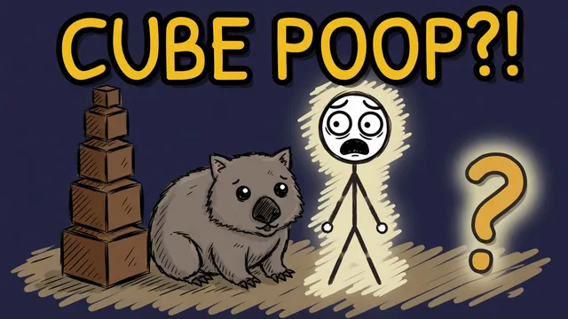 Munchrd: Why do wombats poop cubes?