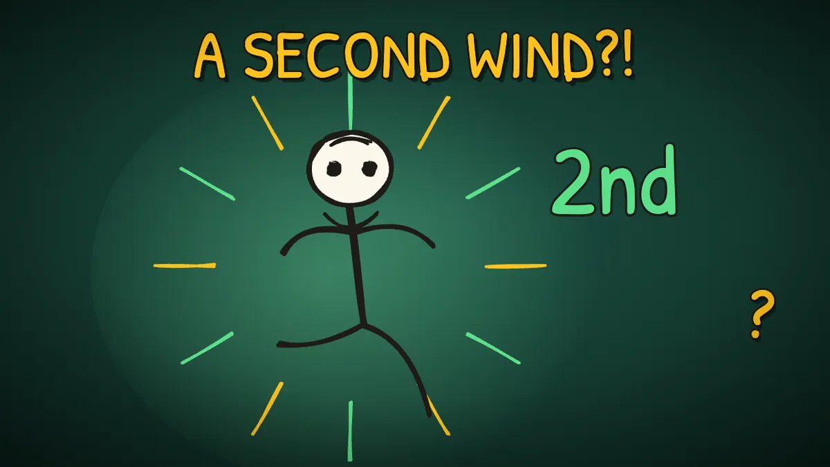 Munchrd illustration for: Why do you get a second wind?