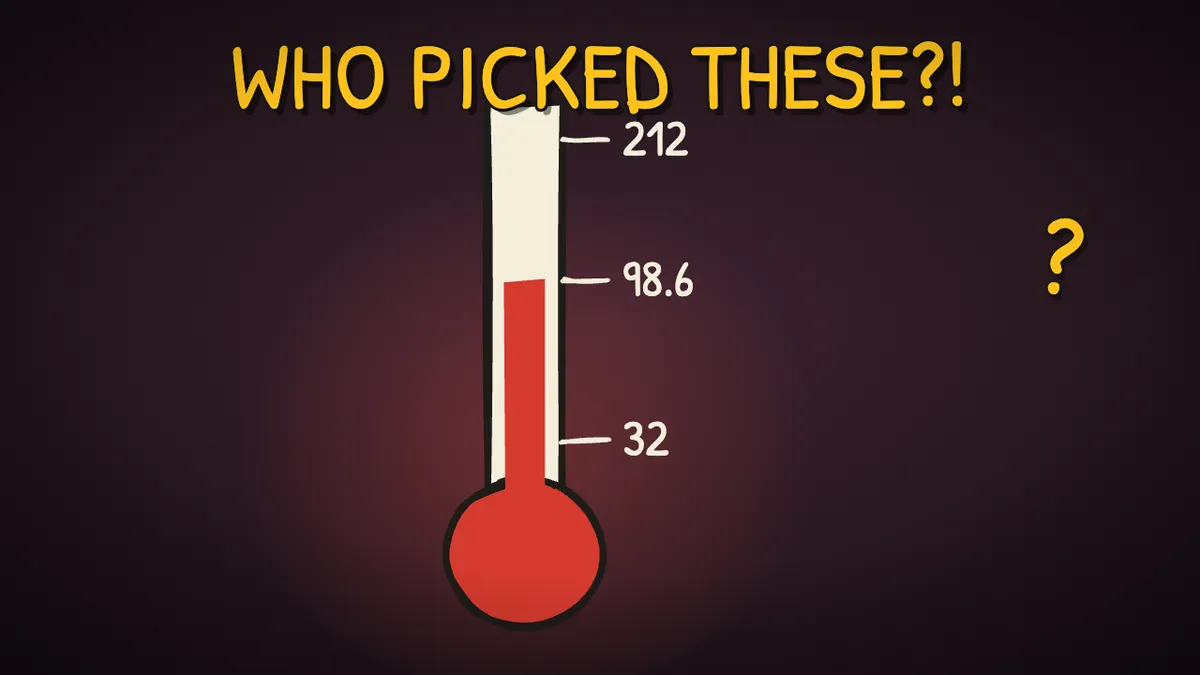 Munchrd illustration for: Why is the Fahrenheit scale so strange?