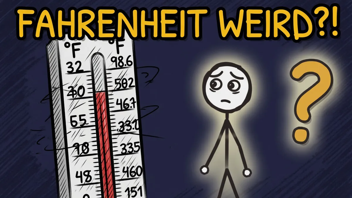 Munchrd illustration for: Why is the Fahrenheit scale so strange?